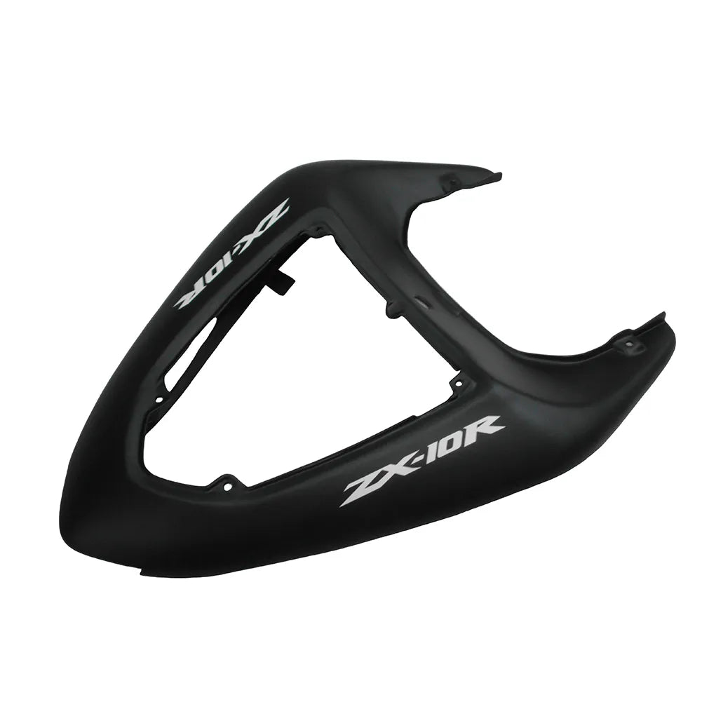 Kawasaki ZX-10R 2006-2007 Matte Black fairing component detail with logos-image 4