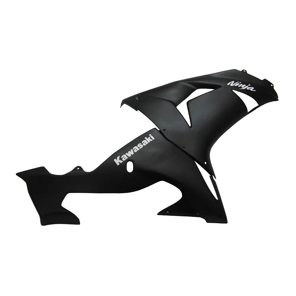 Kawasaki ZX-10R 2006-2007 Matte Black tail fairing with logos