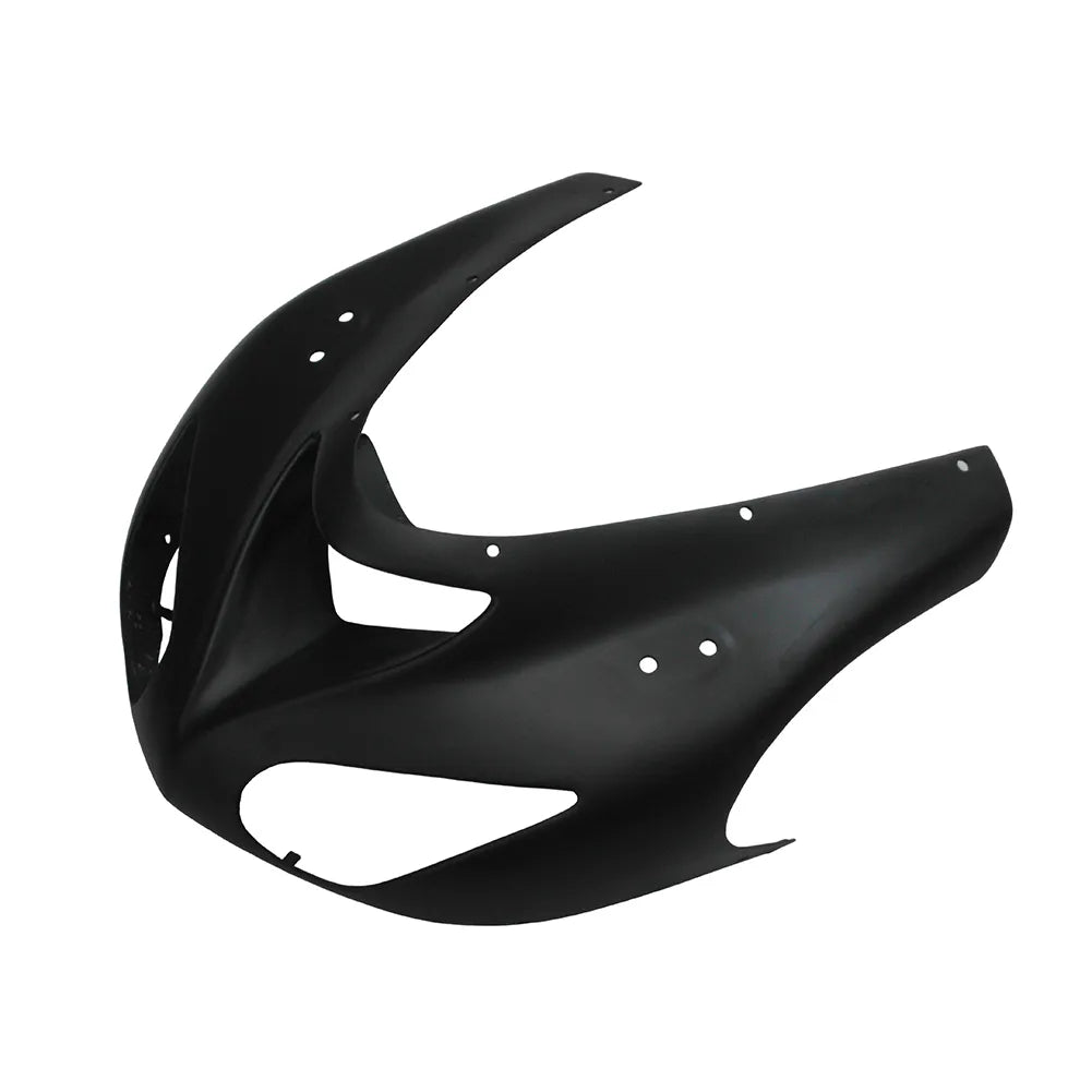 Kawasaki ZX-10R 2006-2007 Matte Black fairing component detail with logos-image 1