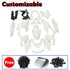 Kawasaki Z1000 2010-2013 Plain White Fairing Kit