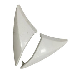 Kawasaki Z1000 2010-2013 Plain White fairing kit left side view