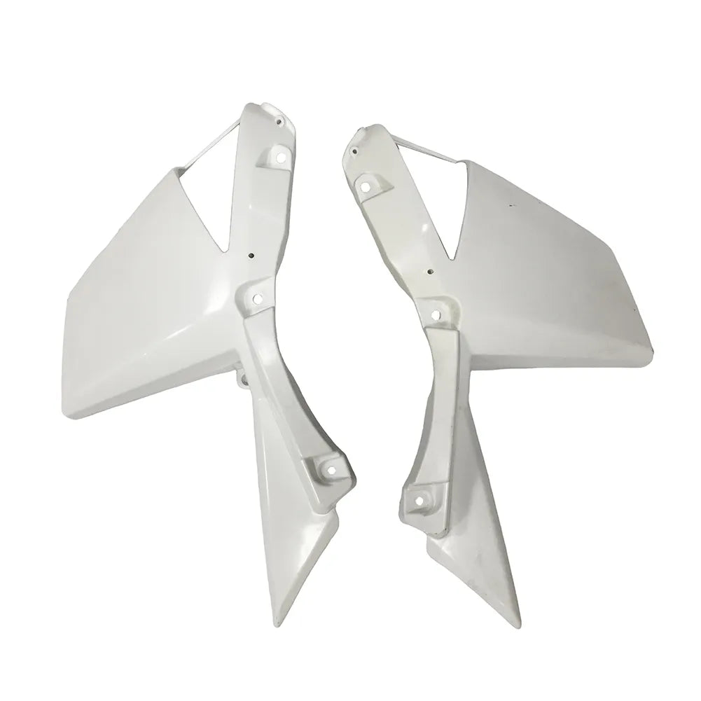 Kawasaki Z1000 2010-2013 Plain White tail section fairing rear view