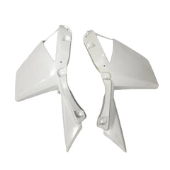 Kawasaki Z1000 2010-2013 Plain White tail section fairing rear view