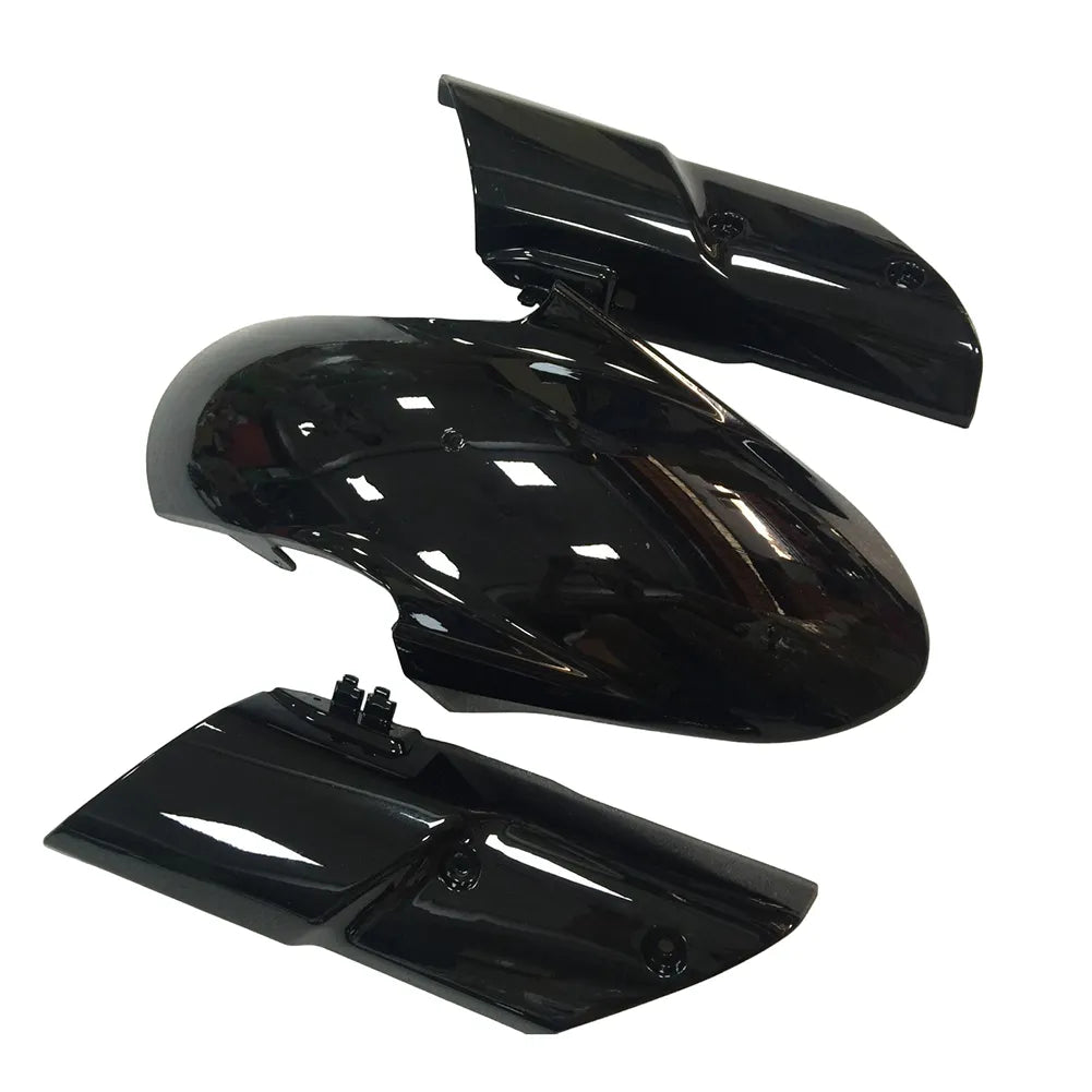 Kawasaki Z1000 2010-2013 Green and Black without Logos tail section fairing detail view 6