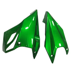 Kawasaki Z1000 2010-2013 Green and Black without Logos tail section fairing rear view