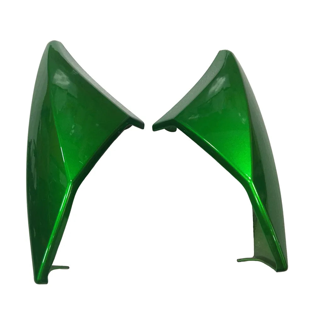 Kawasaki Z1000 2010-2013 Green and Black without Logos tail section fairing detail view 1