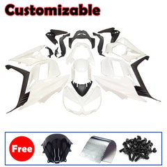 Kawasaki Z1000SX 2010-2015 Plain White Fairing Kit
