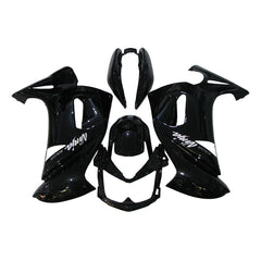Kawasaki Ninja 650R / ER-6F 2006-2008 Black full fairing kit set view