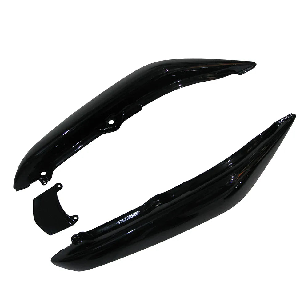 Kawasaki Ninja 650R / ER-6F 2006-2008 Black tail section fairing rear view