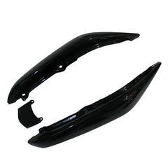Kawasaki Ninja 650R / ER-6F 2006-2008 Black tail section fairing rear view