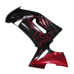 Kawasaki ER6F/Ninja650R Red Flame tail section fairing rear view