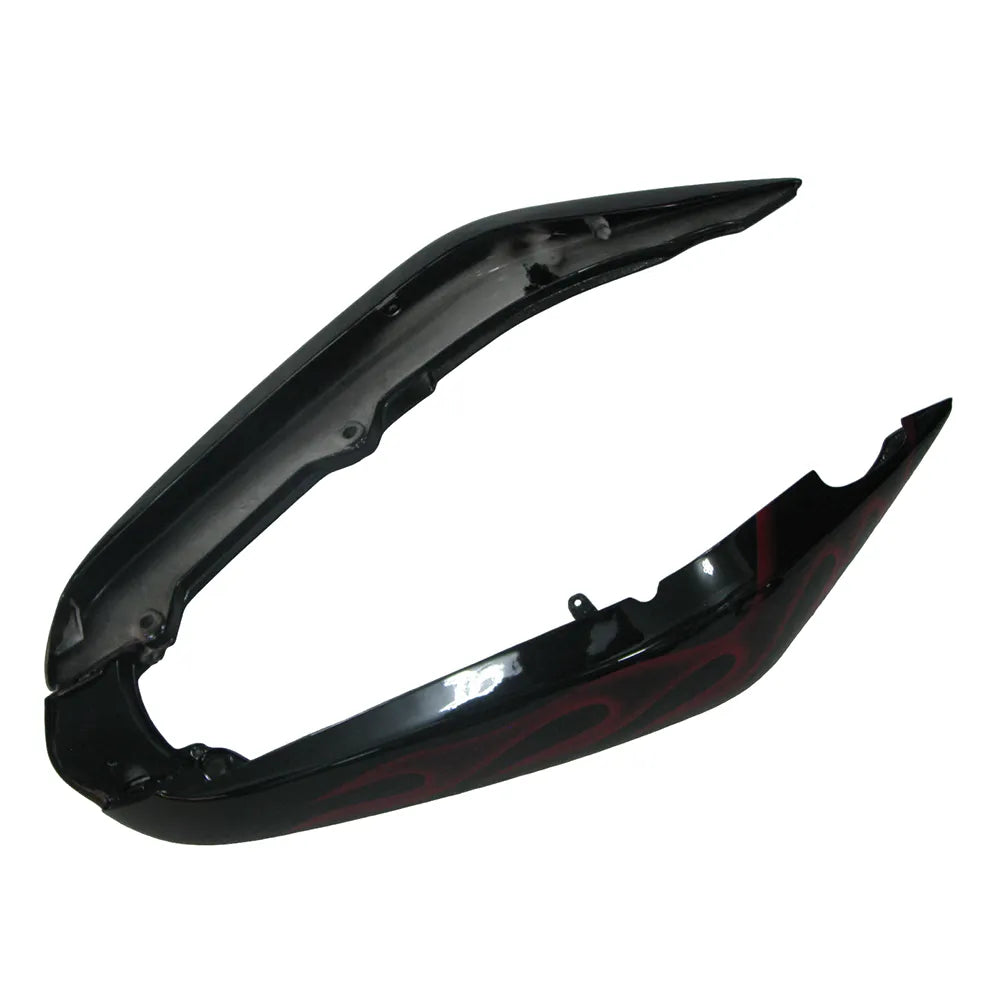 Kawasaki ER6F/Ninja650R Red Flame tail section fairing detail view 2