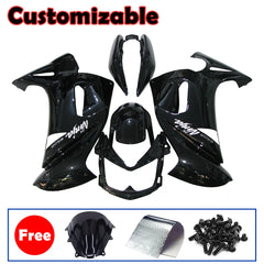 Kawasaki Ninja 650R / ER-6F 2006-2008 Black Fairing Kit