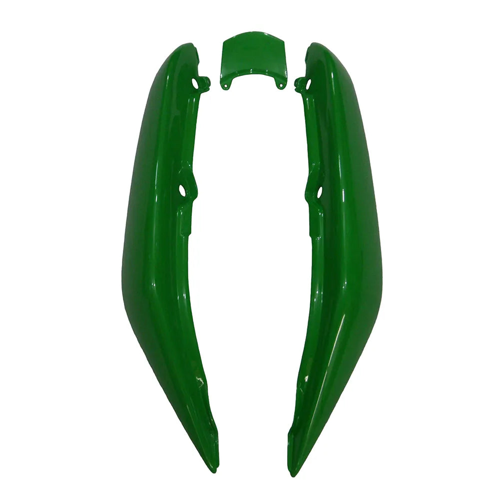 Kawasaki Ninja 650R / ER-6F 2006-2008 Green and Black tail section fairing detail view 2
