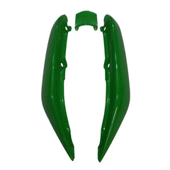 Kawasaki Ninja 650R / ER-6F 2006-2008 Green and Black tail section fairing detail view 2