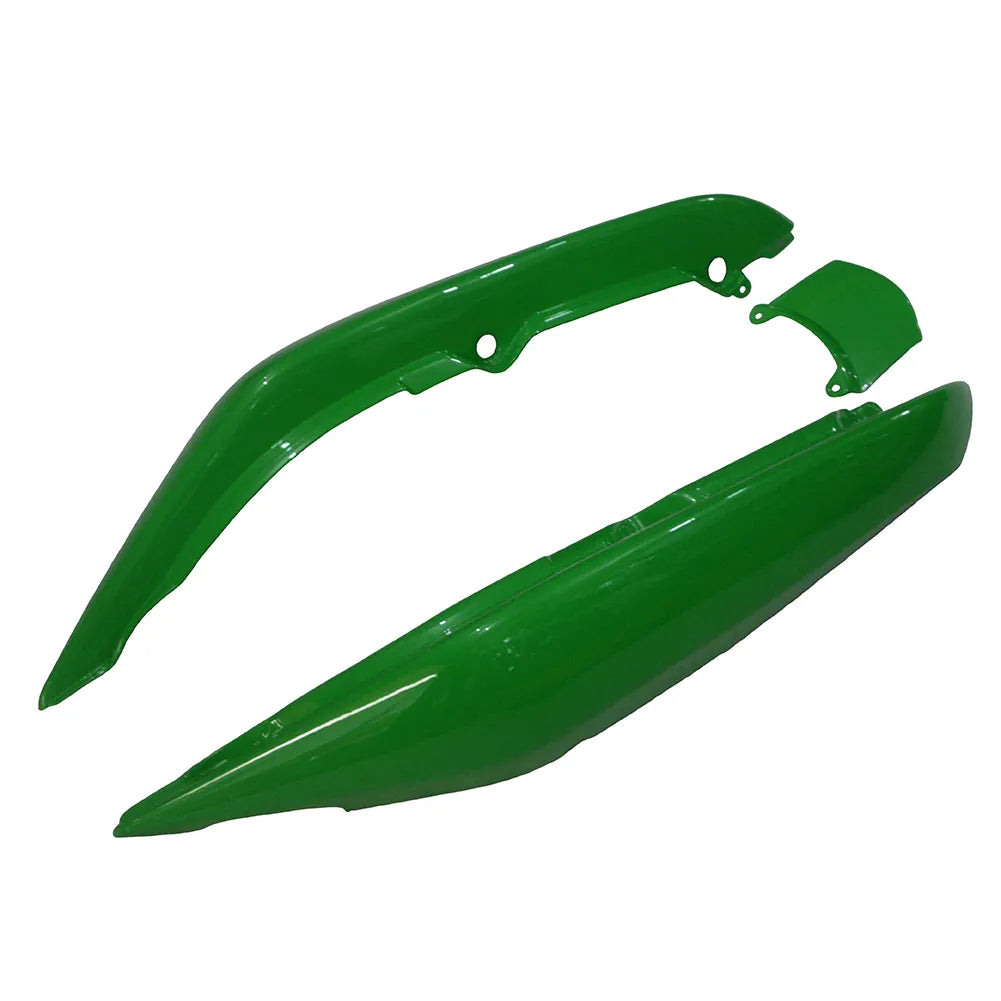 Kawasaki Ninja 650R / ER-6F 2006-2008 Green and Black tail section fairing detail view 3
