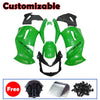 Kawasaki Ninja 650R / ER-6F 2006-2008 Green and Black Fairing Kit