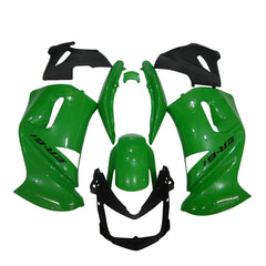 Kawasaki Ninja 650R / ER-6F 2006-2008 Green and Black full fairing kit set view