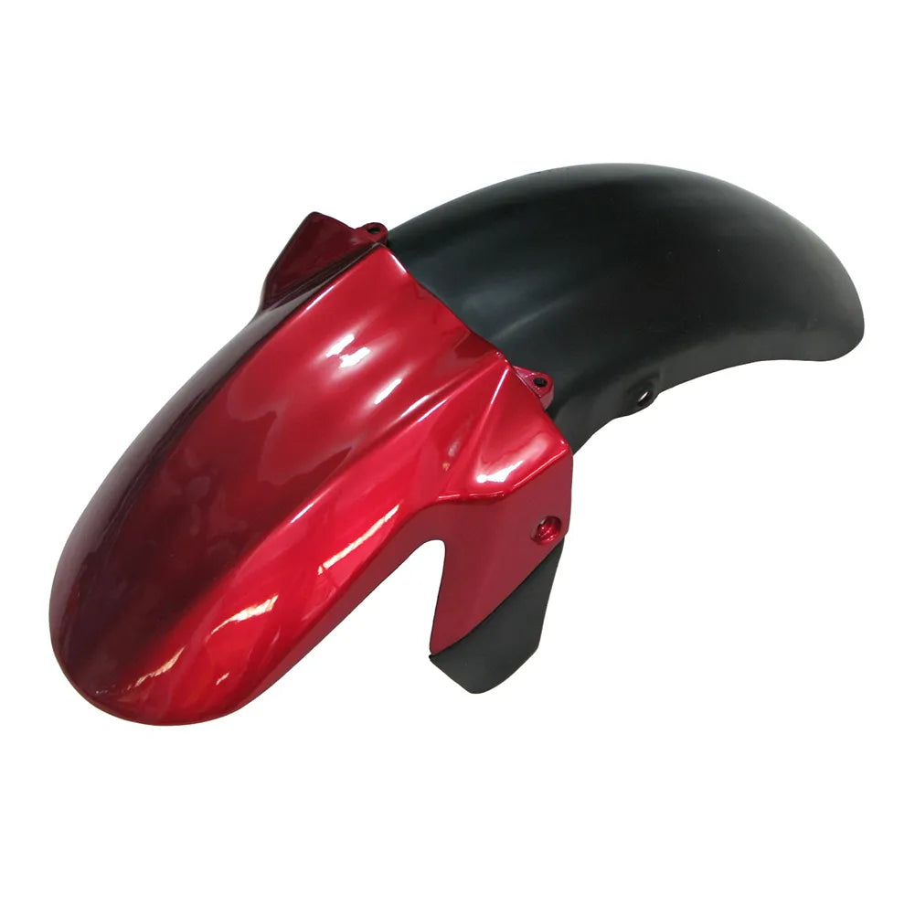 Kawasaki Ninja 650R / ER-6F 2009-2011 Pearl Red and Black tail section fairing detail view 7