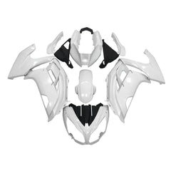 Kawasaki Ninja 650R / ER-6F 2012-2016 Plain White fairing kit detail detail view 1