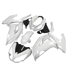 Kawasaki Ninja 650R / ER-6F 2012-2016 Plain White fairing kit detail detail view 2