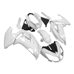 Kawasaki Ninja 650R / ER-6F 2012-2016 Plain White fairing kit detail detail view 3