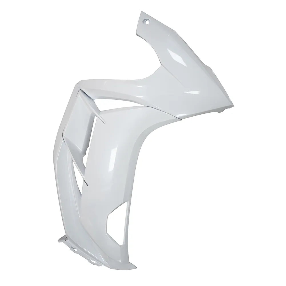 Kawasaki Ninja 650R / ER-6F 2012-2016 Plain White, Black, and White fairing kit detail detail view 8