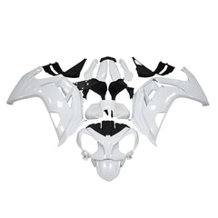 Kawasaki Ninja 650R / ER-6F 2012-2016 Plain White, Black, and White fairing kit detail detail view 1