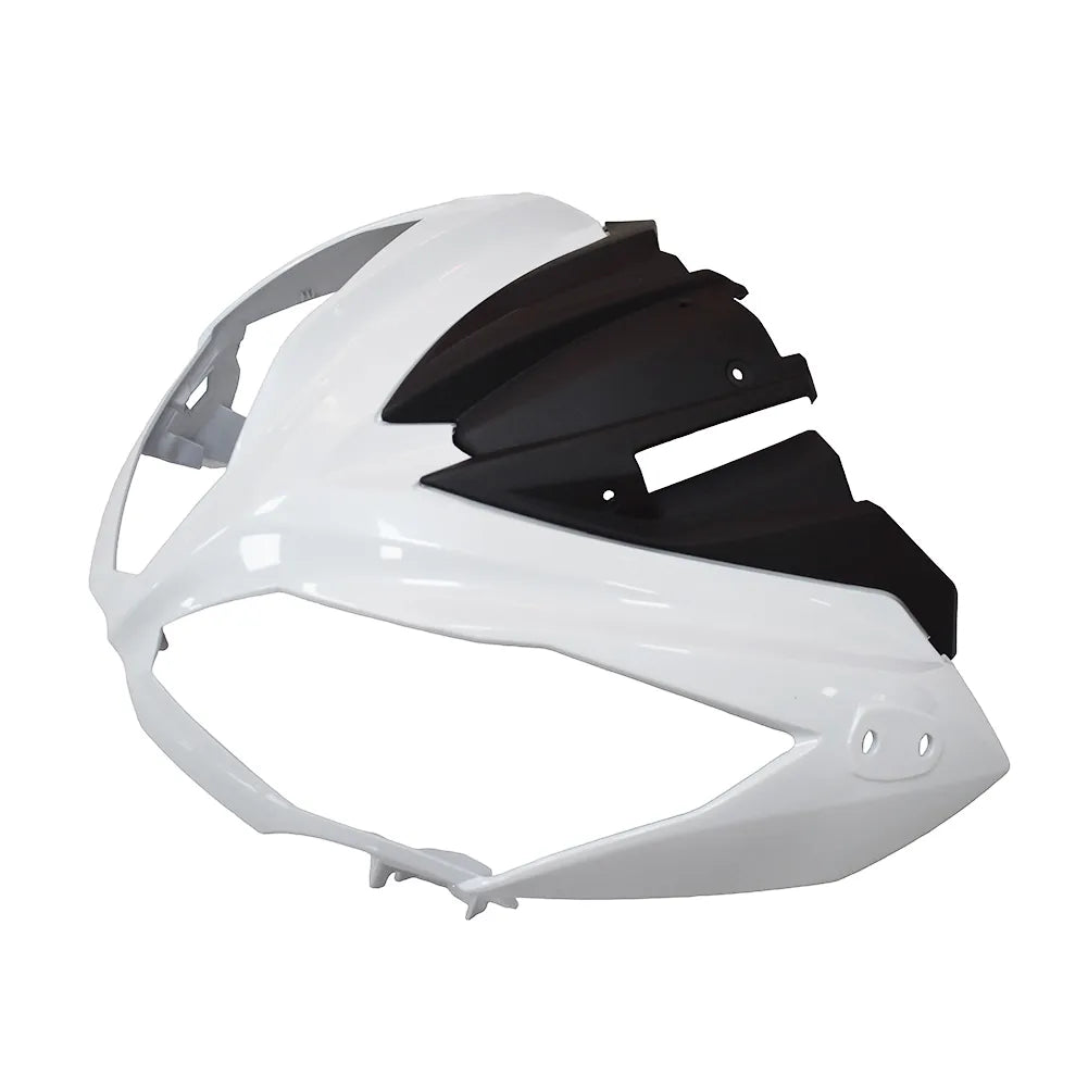 Kawasaki Ninja 650R / ER-6F 2012-2016 Plain White, Black, and White fairing kit detail detail view 10