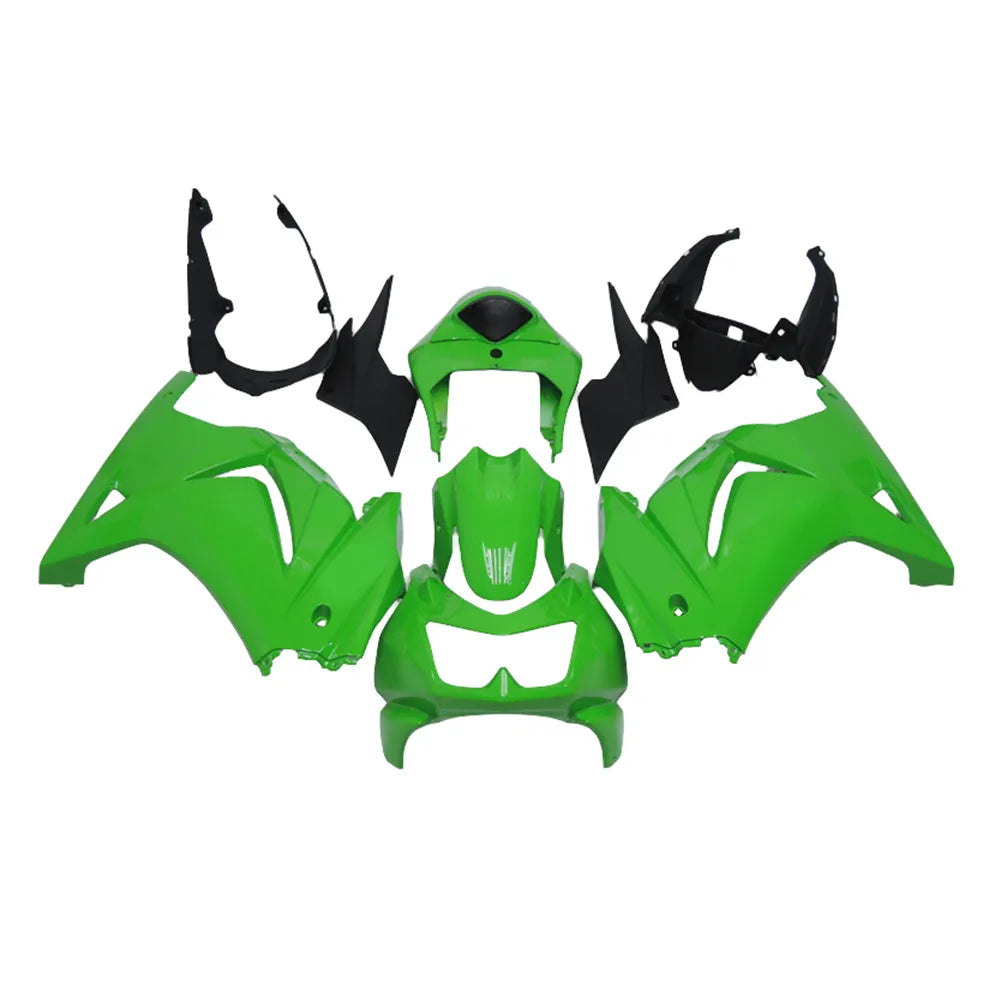 Kawasaki EX250 / Ninja 250 2008-2012 Green full fairing kit set view