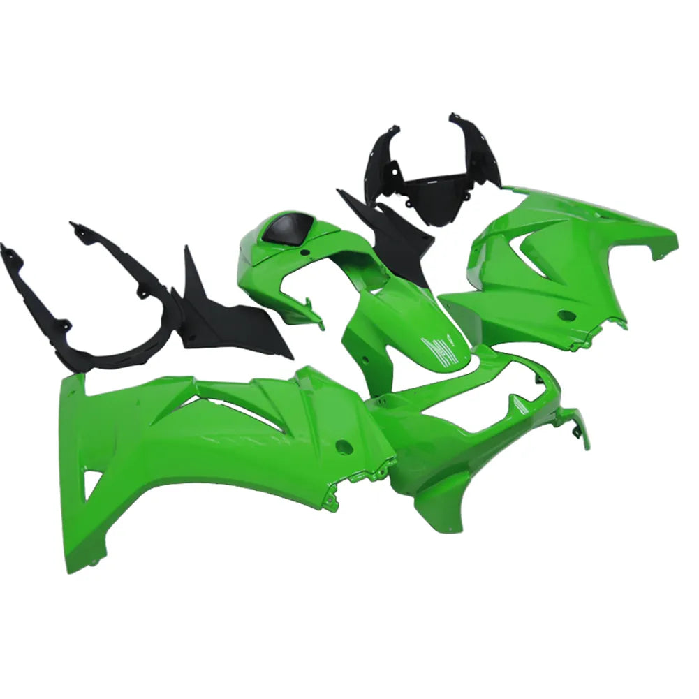 Kawasaki EX250 / Ninja 250 2008-2012 Green fairing kit left side view