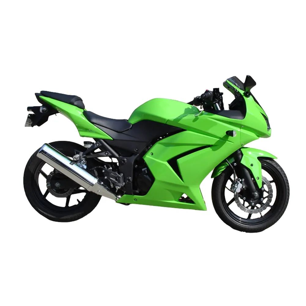 Kawasaki EX250 / Ninja 250 2008-2012 Green tail section fairing rear view