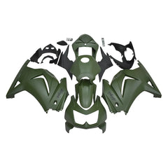 Kawasaki EX250 / Ninja 250 2008-2012 Military Green full fairing kit set view