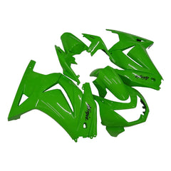 Kawasaki EX250 / Ninja 250 2008-2012 Gloss Green fairing kit left side view