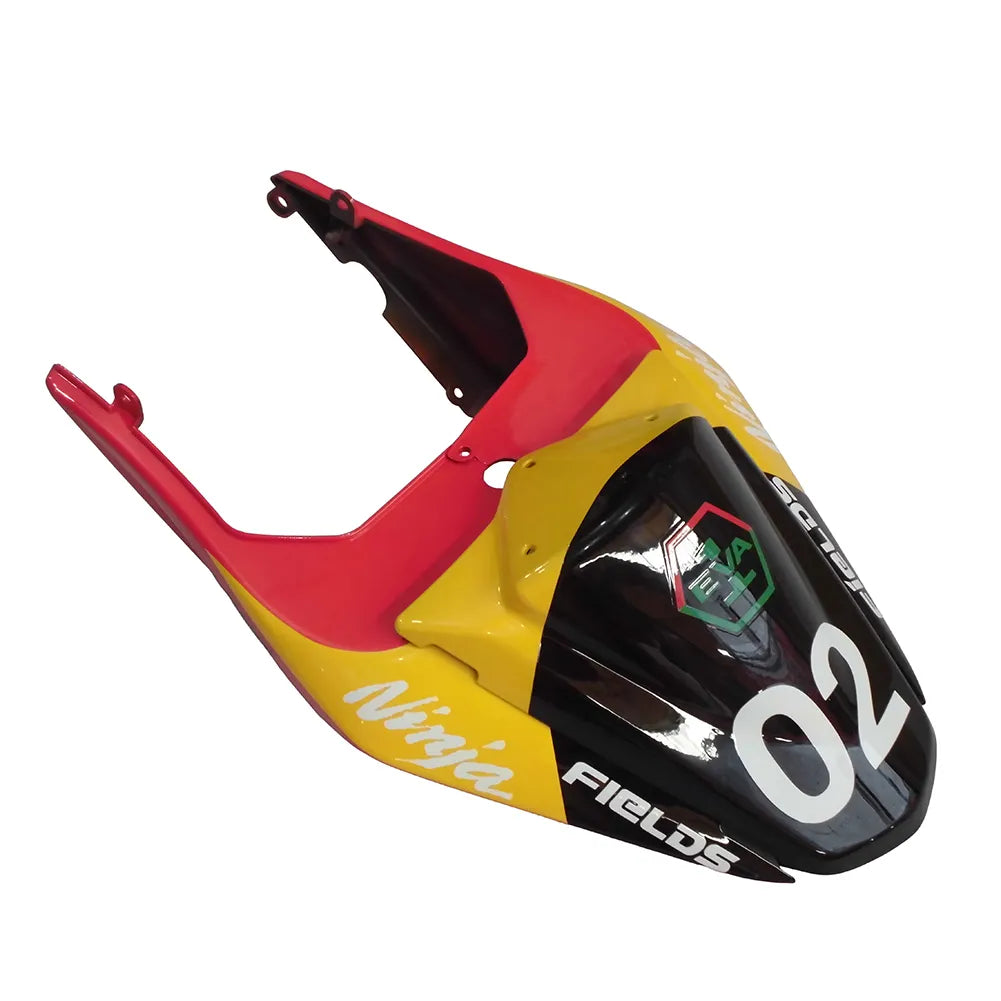 Kawasaki EX250 / Ninja 250 2008-2012 Red and White Style tail section fairing detail view 6