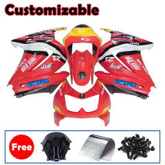 Kawasaki EX250 / Ninja 250 2008-2012 Red and White Style Fairing Kit