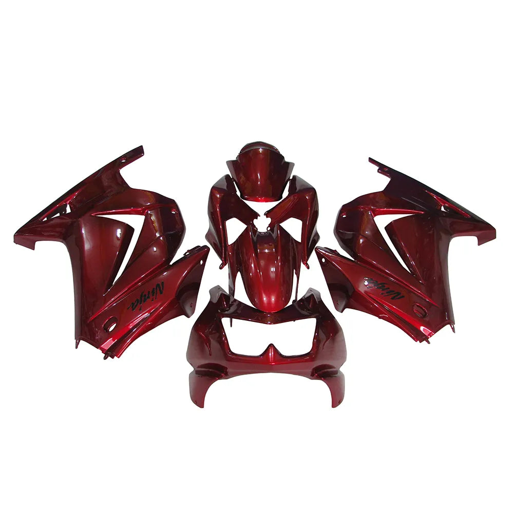 Kawasaki EX250 / Ninja 250 2008-2012 Pearl Red full fairing kit set view