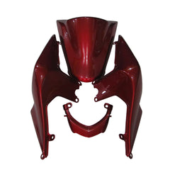 Kawasaki EX250 / Ninja 250 2008-2012 Pearl Red tail section fairing detail view 13