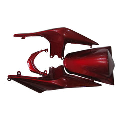 Kawasaki EX250 / Ninja 250 2008-2012 Pearl Red tail section fairing detail view 11