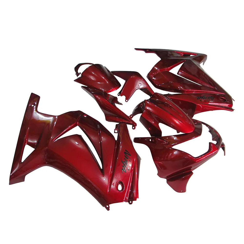 Kawasaki EX250 / Ninja 250 2008-2012 Pearl Red fairing kit front view