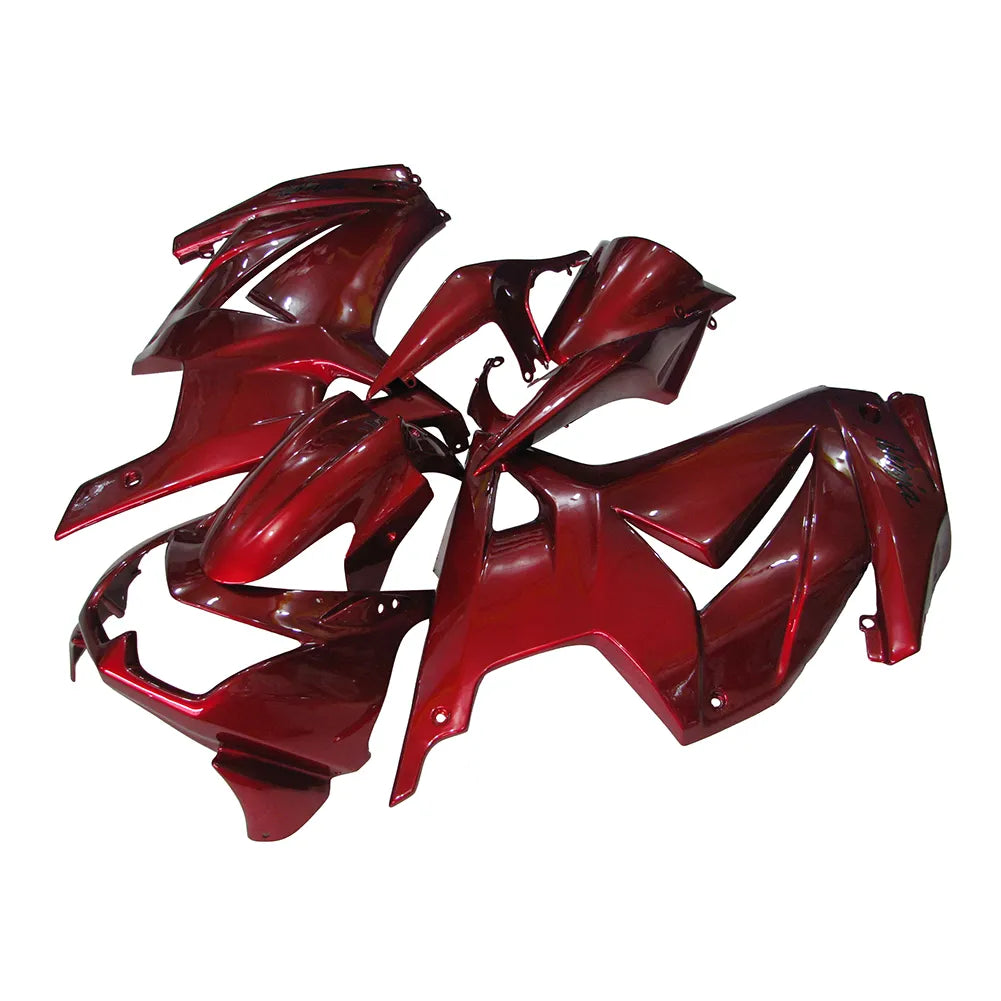 Kawasaki EX250 / Ninja 250 2008-2012 Pearl Red tail section fairing side view