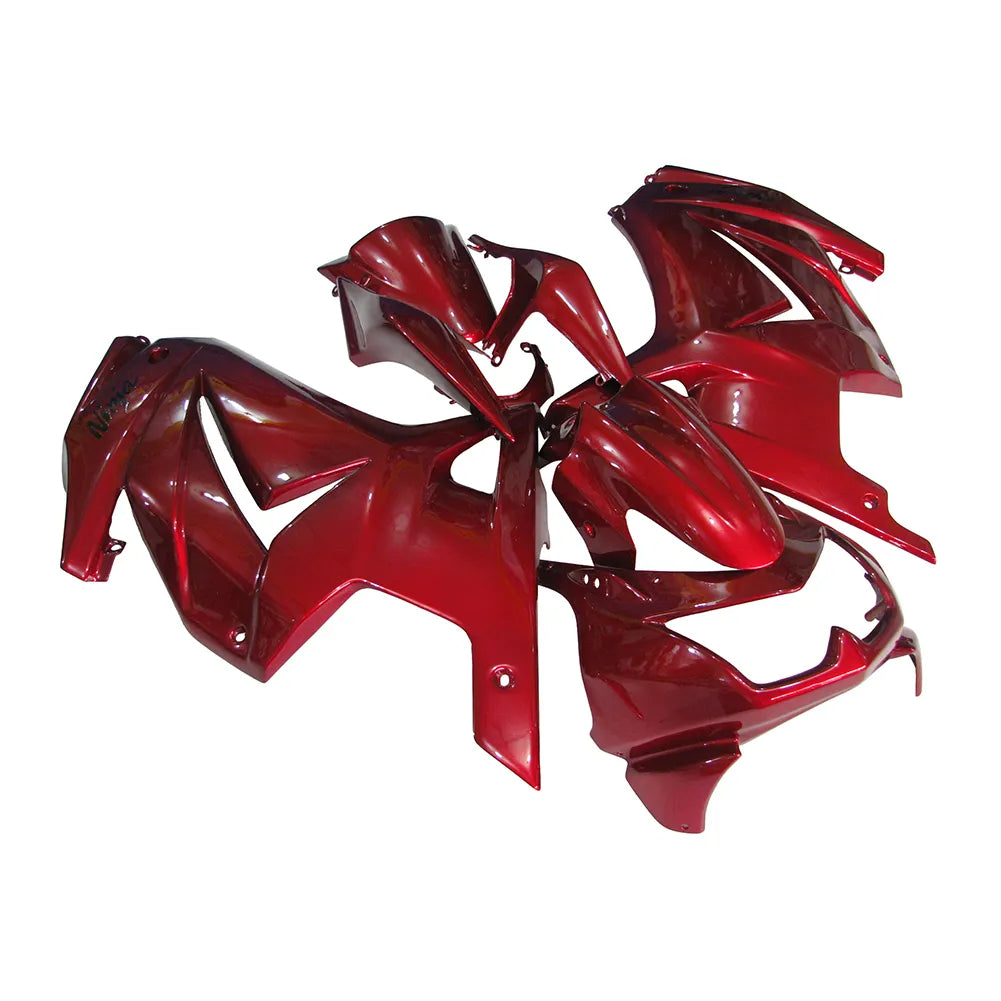 Kawasaki EX250 / Ninja 250 2008-2012 Pearl Red tail section fairing detail view 1