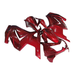Kawasaki EX250 / Ninja 250 2008-2012 Pearl Red tail section fairing detail view 1