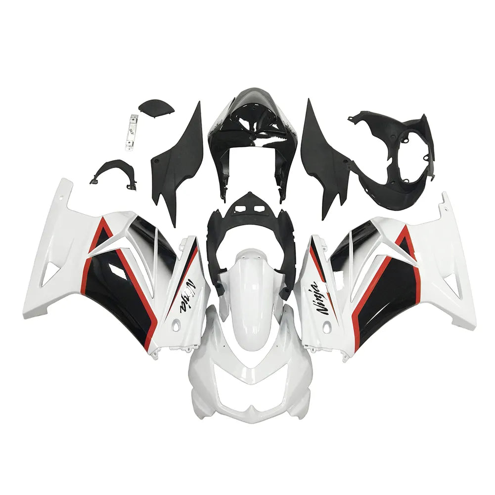 Kawasaki EX250 / Ninja 250 2008-2012 Style A without Logos full fairing kit set view