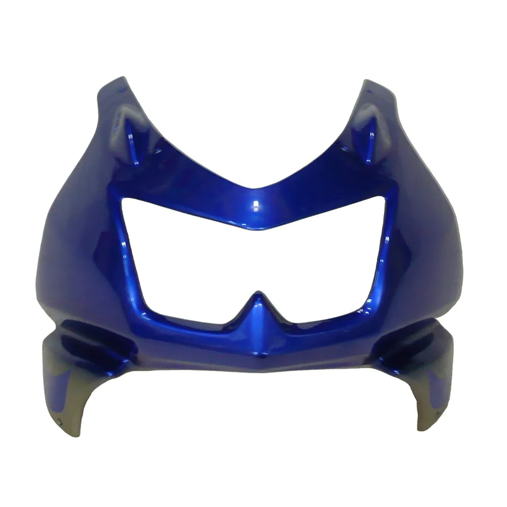 Kawasaki EX250 / Ninja 250 2008-2012 Blue, Silver, and Flame tail section fairing detail view 4