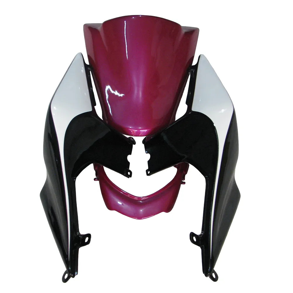Kawasaki EX250 / Ninja 250 2008-2012 Pink, Silver, and Flame tail section fairing detail view 6