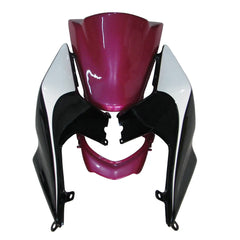 Kawasaki EX250 / Ninja 250 2008-2012 Pink, Silver, and Flame tail section fairing detail view 6