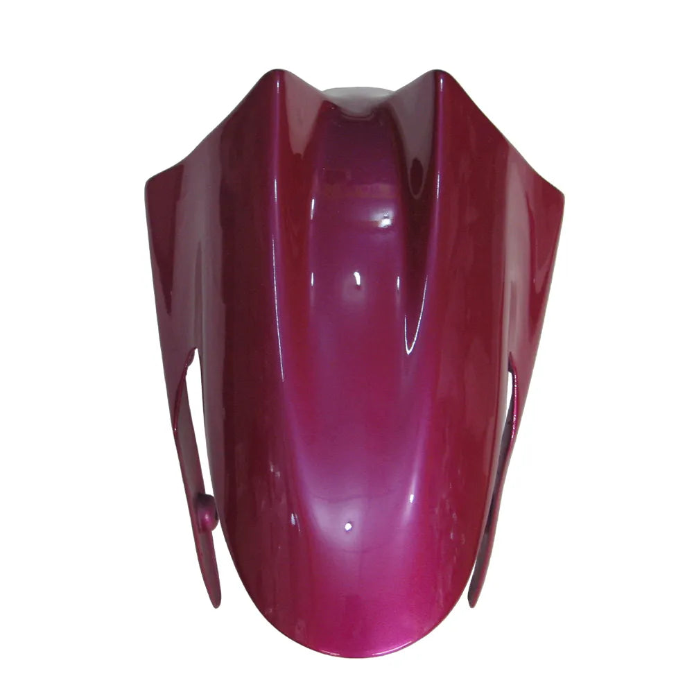 Kawasaki EX250 / Ninja 250 2008-2012 Pink, Silver, and Flame tail section fairing detail view 2