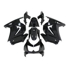 Kawasaki EX250 / Ninja 250 2008-2012 Gloss Black full fairing kit set view