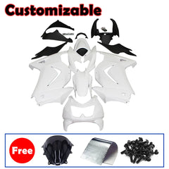 Kawasaki EX250 / Ninja 250 2008-2012 Plain White Fairing Kit